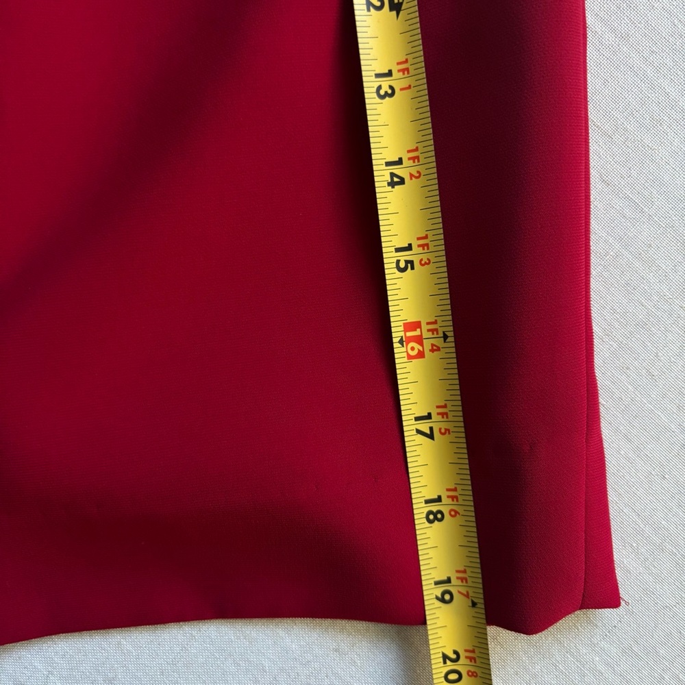 Kasper Rich Red Blazer & Skirt Suit Set Women’s Size 4 | Career Officewear - Picture 13 of 15